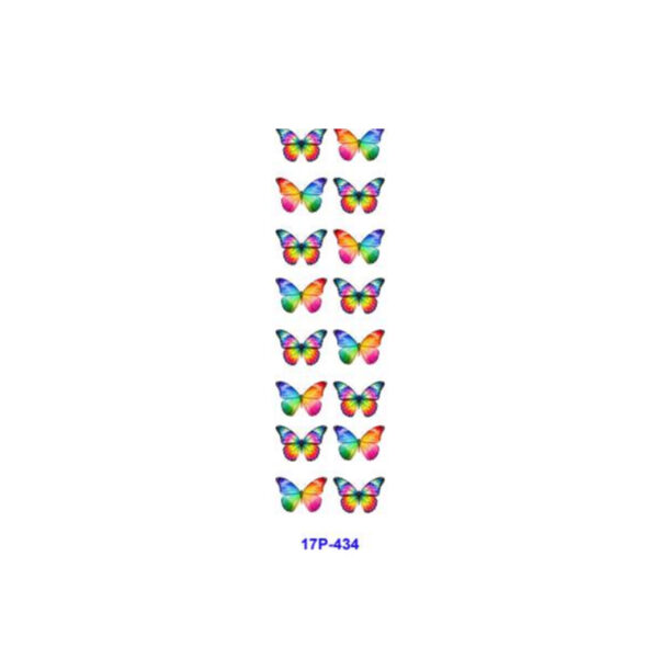 oly-602fde779b259543d1d931251fbaff7b Wholesale 2/8/16pcs Watercolor Butterfly Floral Dot Series UV DTF Pen and Bookmark Stickers