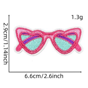 Pink cartoon cloth stickers 10#