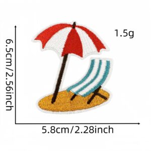 Summer beach cloth sticker 21#