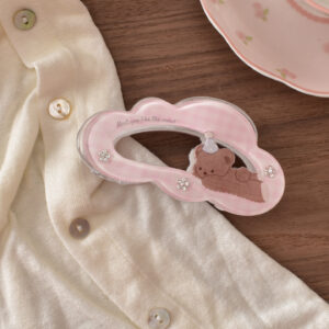 7# cloud pink pa pa bear-catch clip