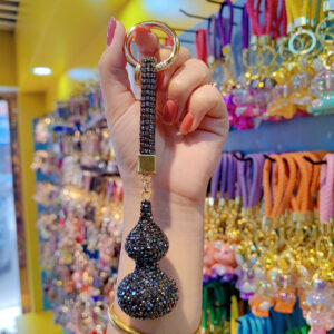 Clay full of diamonds gourd-grey