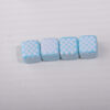 oly-6086b54bfca2db52ac3b790fe9b102d7 Wholesale Electroplated Acrylic Black Plaid Mosaic Loose Beads for DIY Jewelry and Phone Chain Accessories