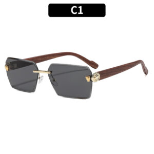 C1-Gold-framed grey sheet