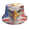 Wholesale Men's Eagle Flag Pattern Fisherman Hat Sun Protection Outdoor Casual