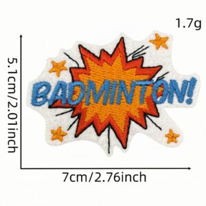 Badminton cloth stickers 15 #