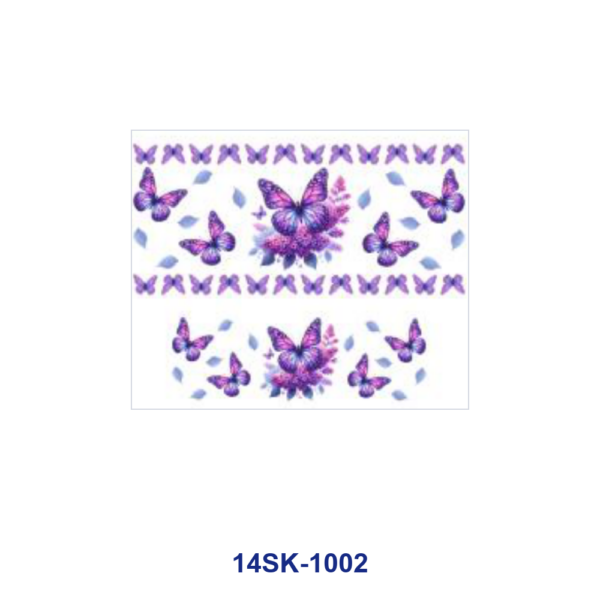 Wholesale 2/4/8pcs Watercolor Butterfly Floral Print Mini Cup Keychain Sticker