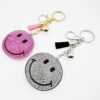 Wholesale Face Flannel Keychain Rhinestone Tassel Wedding Gift Bag Charm