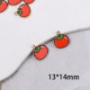 oly-60cecc7e3b01d08319fd37fd30a80bef Wholesale Zinc Alloy Persimmon Pendant Charm Stylish DIY Jewelry Accessory for Bracelet Keychain or Bag