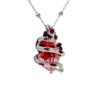 oly-60d2d435c62bc5d5c78aafbc652a0f4e Wholesale Electroplated Zinc Alloy Heart Pendant Couple Necklace with Irregular Chain Trendy Gift
