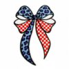 oly-60d393b821ade6676f1a3707690ed62b Wholesale Polyester Embroidered Bow Patches Set of 10 Leopard Checkerboard Design Adhesive Backing Decorative Patch for Clothing Fashion Accessory DIY Craft Supply Gift for Resale
