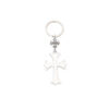 Wholesale European Style Cross Keychain Pendant Zinc Alloy Silver Fashion Accessory for Bags and Keys OLY Exclusive