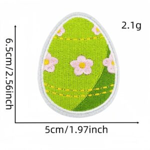 Easter egg cloth stickers 4#