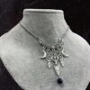 Wholesale Fashion Moon Pendant Necklace Zinc Alloy Stainless Steel Jewelry Accessory for Resale