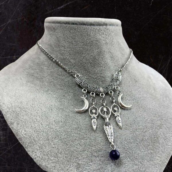 Wholesale Fashion Moon Pendant Necklace Zinc Alloy Stainless Steel Jewelry Accessory for Resale
