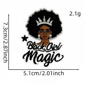 Black girl cloth stickers 15#