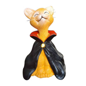 YZ-SZ07-Black Robe Meditation Cat Yellow
