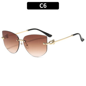 C6-gold frame tea slices