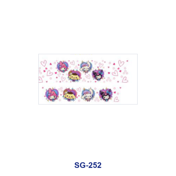 Wholesale 8pcs Kawaii Cartoon 3oz Cup Stickers Wrap OLY Exclusive