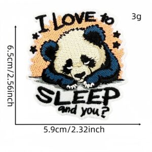 Cartoon animal cloth sticker 9#