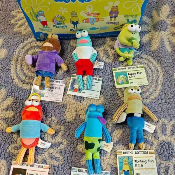 Wholesale Fashion Bikini Bottom Fish Plush Pendant Polyester Fiber Bag Charm