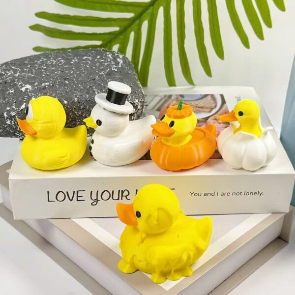 Wholesale Halloween Duck 3D Printed Ornament, Children's Stress Relief Toy, Gift for Resale