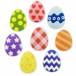 oly-6132116d1a7b8448fd3aeacc5f1145a5 Wholesale Cute Easter Egg Embroidered Patch Sticker, Polyester Decorative Cloth Patch, Boutique Fashion Accessory