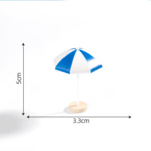 Small blue parasol