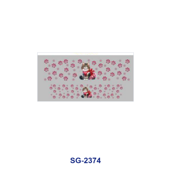 Wholesale 8pcs Mixed Quote Pet Cartoon Floral Print 3oz Cup Stickers Wrap OLY Exclusive