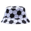 oly-614ce7417a39f940f5b5078f537ce199 Wholesale Fashion Reversible Soccer Football Pattern Bucket Hat for Summer Sun Protection