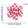 Wholesale Stylish Colorful English Letter Embroidery Patch Polyester Cloth Sticker DIY Decorative Accessory