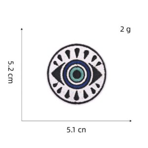 Blue eye cloth sticker 1#