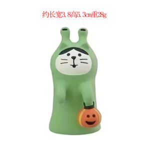 Green ghost cat