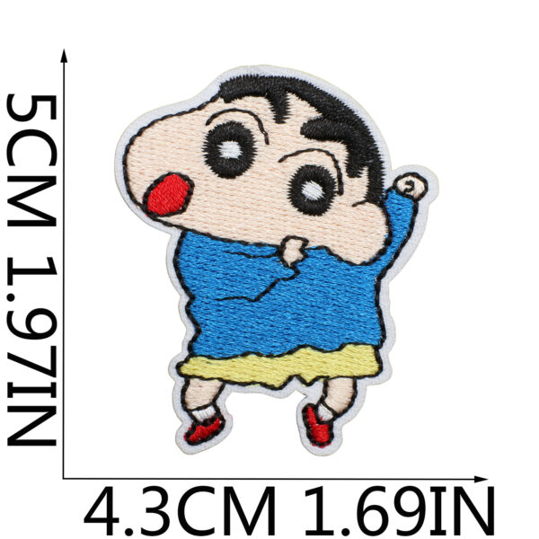 oly-61826e714aa7c553e7ef629de18e45bd Wholesale Cartoon Little White Dog Embroidered Patch, Polyester Decorative Accent for Kids Clothing