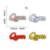 oly-6189a69d1def45b315d5d0e983d6c374 Wholesale Queen 3D Embroidery Patch Iron-on Back Adhesive DIY Fashion Accessory Boutique Gift