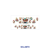 Wholesale 8pcs Highland Cow Floral Animal Print 3oz Cup Stickers Wrap OLY Exclusive