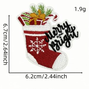 Christmas cloth stickers 27 #
