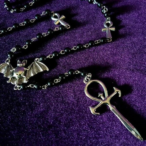 oly-61bee23545e202dd9d2cc8b869cce3e1 Wholesale Gothic Cross Pendant Necklace with Snake Chain for Resale