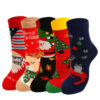 oly-61d3bbfbe8b5cab2b415115d20e9e4ed Wholesale Christmas Cartoon Mid Calf Socks Trendy Fashion Accessory Gift for Women