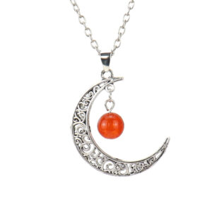 Red agate + chain
