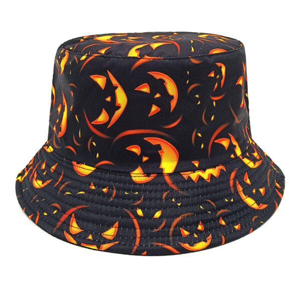 oly-61dd6ecd8ae344d33c66512bc583994e Wholesale Trendy Halloween Bucket Hat with Sun Protection Short Brim Dome Top Party Accessory