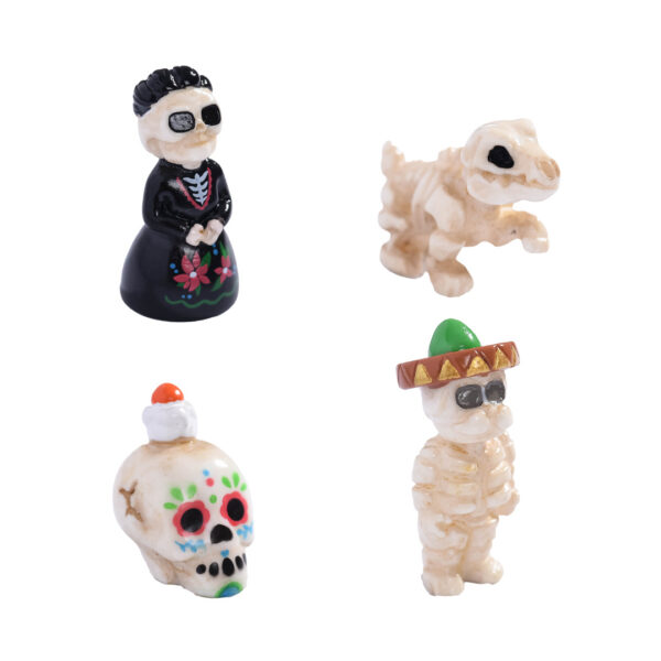 Wholesale Halloween Skeleton Couple Figurine Decorative Ornament Car Desktop Decor Gift