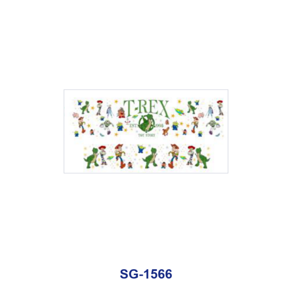 oly-61e82d7092e5a8cef7bbc2a38c76bca7 Wholesale 8pcs Mixed Cartoon Character Floral Butterfly Print 3oz Cup Stickers Wrap OLY Exclusive
