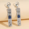 oly-61f78b3b42ecc327a6e24a1c2d0060f1 Wholesale Retro Long Pendant Earrings Ancient Silver Geometric Drop Boutique Resale Fashion Accessory