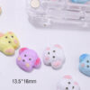 oly-61fccdd47f3a237c04df66d5b1c0e65d Wholesale Acrylic Electroplated Puppy Dog Head Beads DIY Phone Chain Charms Fashion Decorative Accessory for Craft Supply Boutique Resale