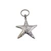 Wholesale Silver Star Keychain Pendant, Fashion Accessory Keychain for Boutique Resale