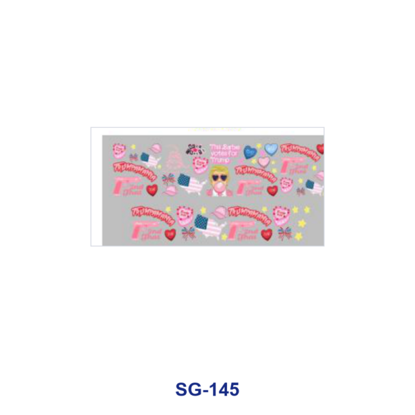 Wholesale 8pcs Mixed Fun Graphic 3oz Tumbler Stickers Wrap