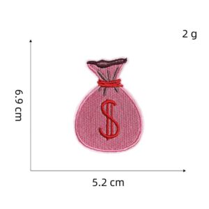 Money bag cloth stickers 9#