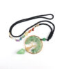 Wholesale Colorful Agate Crystal Tree of Life Pyramid Pendant Necklace Fashion Accessory