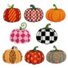 Wholesale Embroidered Pumpkin Patch - Harvest Thanksgiving Decor - Polyester Cloth Sticker for Home Decor Gift