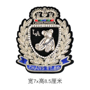 Badge No. 7 [cloth sticker style] N7-1 / No pins